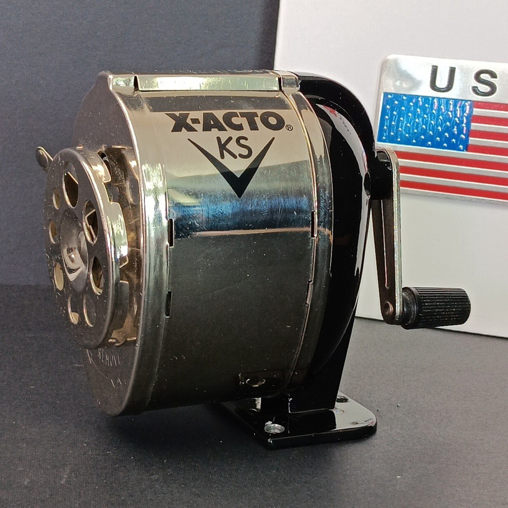 Elmers X-ACTO KS Manual Pencil Sharpener Very Good Condition Barely Used